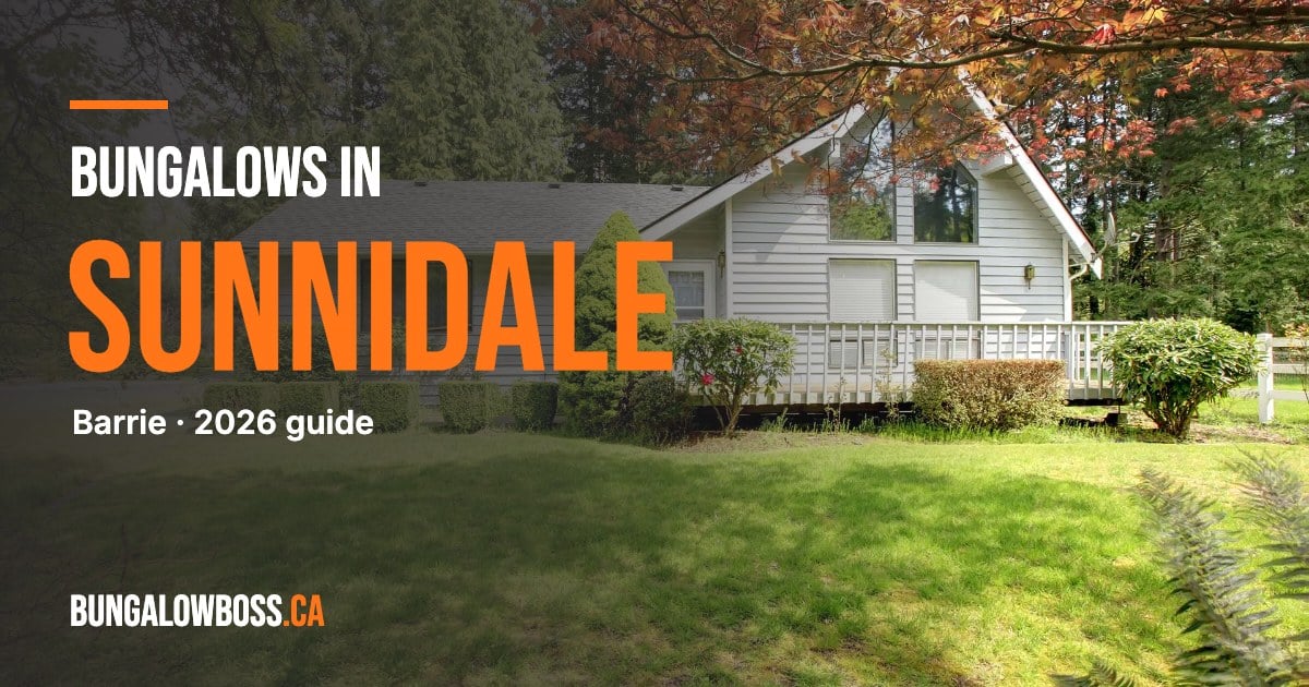 Bungalows in Sunnidale, Barrie, Ontario - BungalowBoss.ca