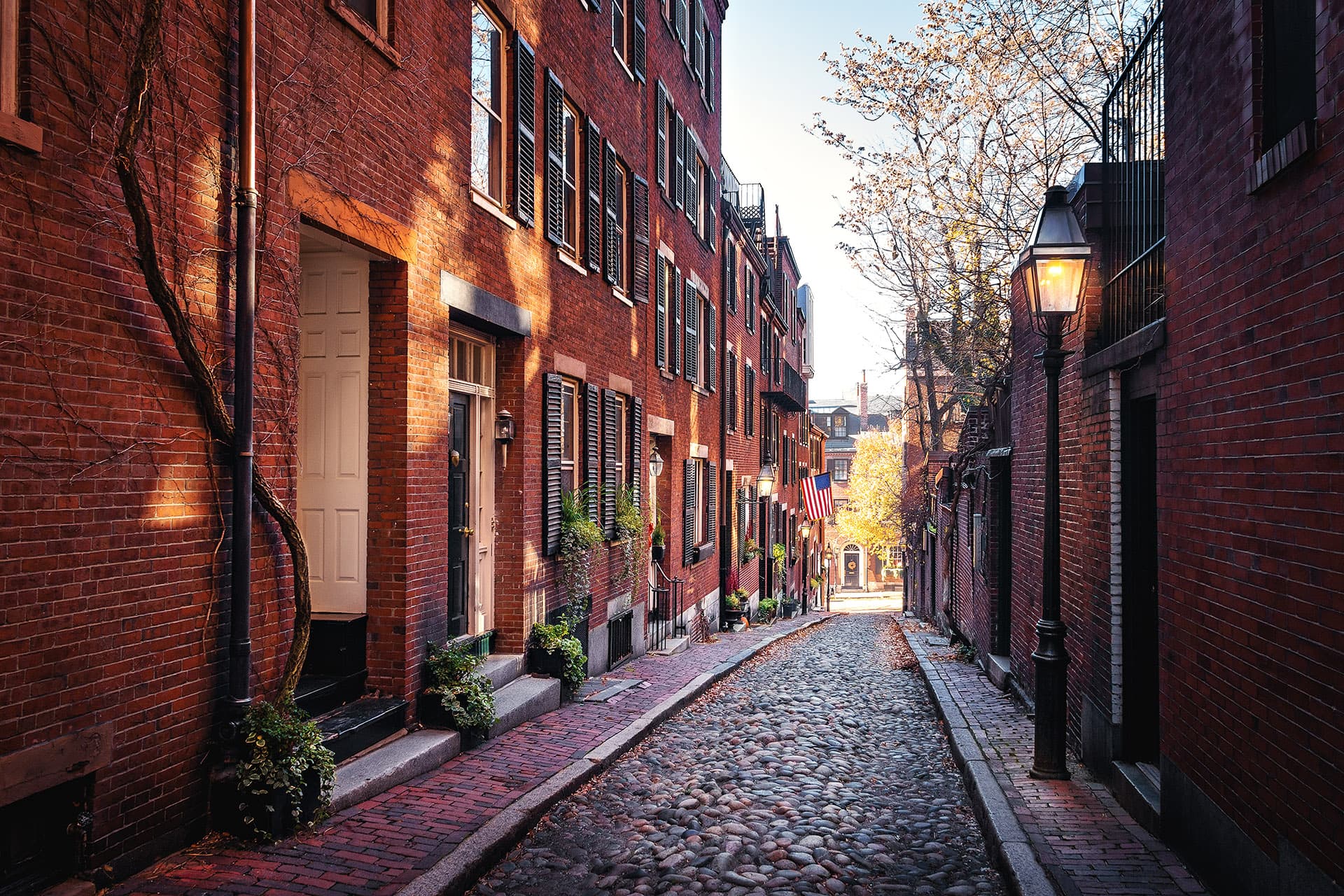 Acorn Street - Boston, Massachusetts, USA (1)