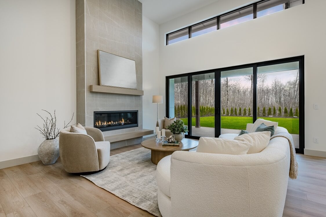 a luxury home living room interior contemporary design