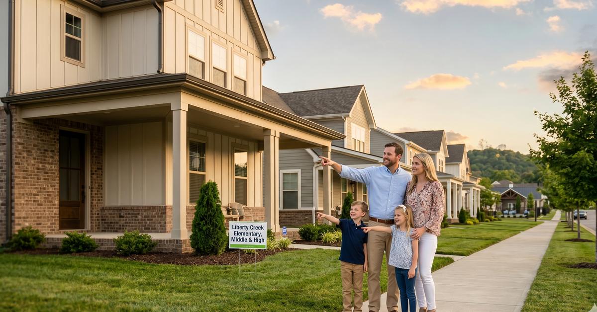 Carellton Gallatin TN  New Construction in the Liberty Creek Zone from $390,000