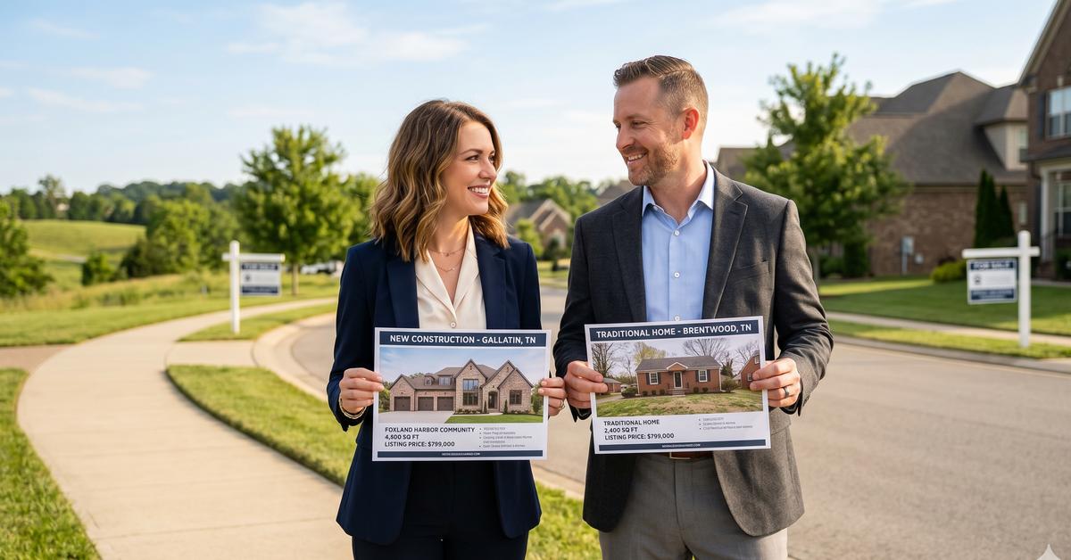 Gallatin TN Luxury Homes vs. Brentwood and Franklin What $800,000 Gets You in Each Market