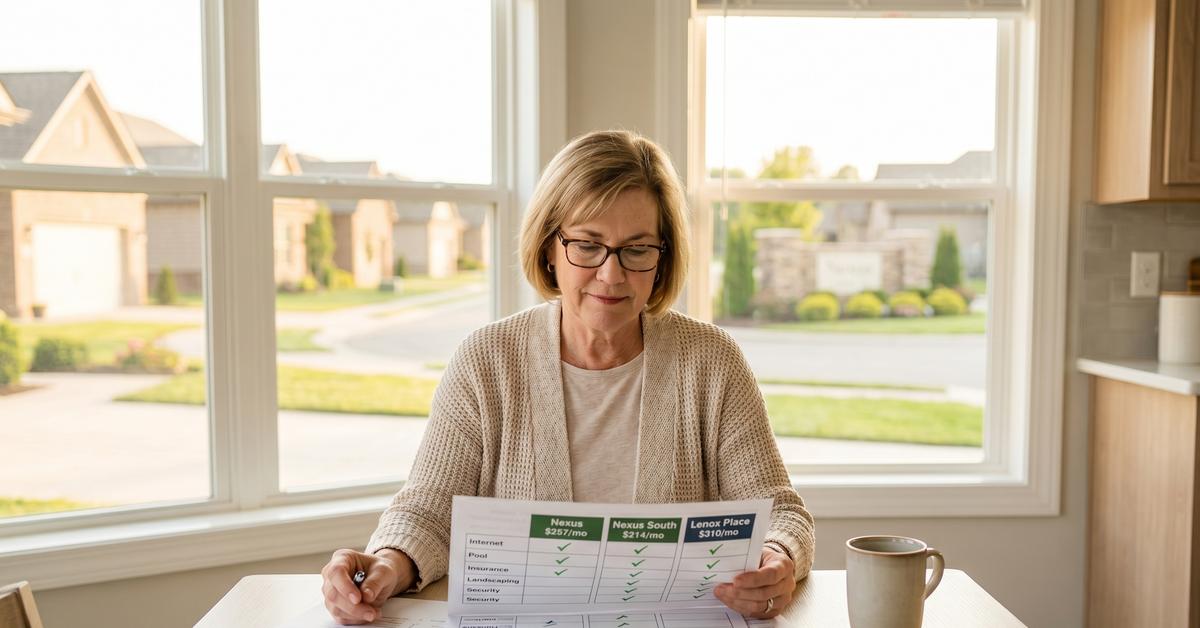 HOA Fees in Gallatin TN 55+ Communities What You Are Actually Paying For