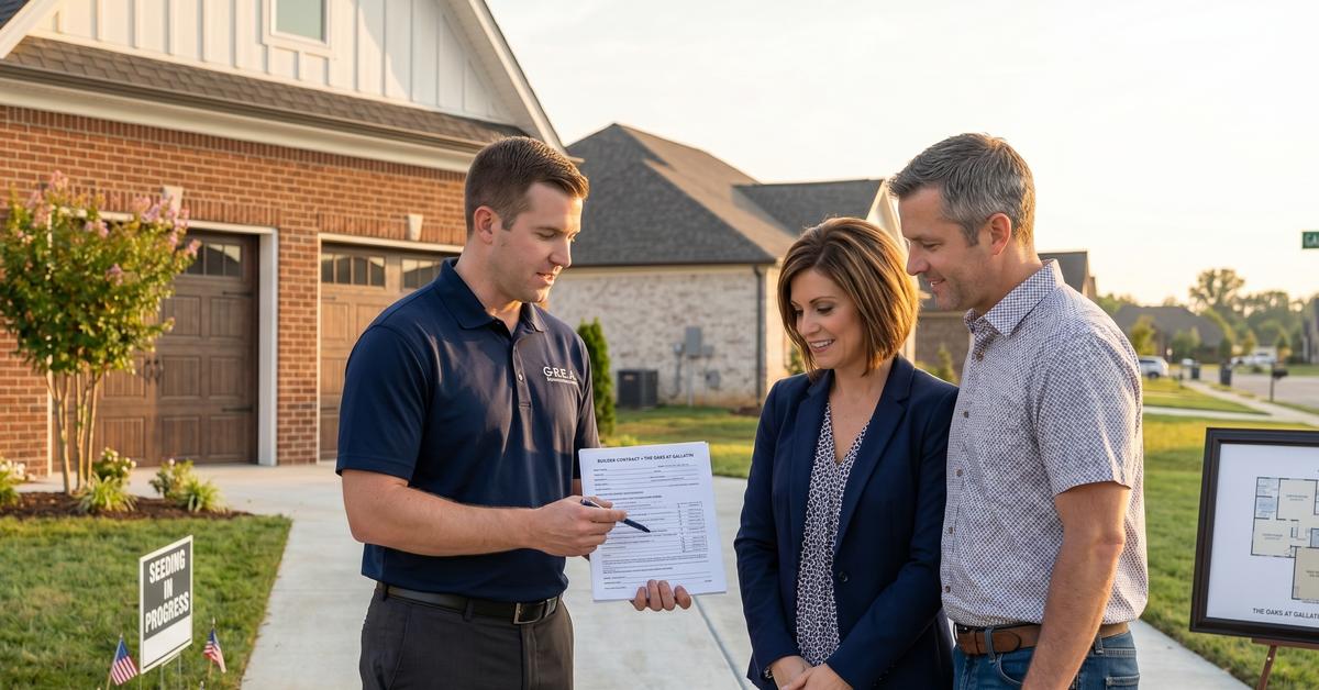 Cambridge Farms subdivision community streetscape in Gallatin TN 37066 Liberty Creek zone Sumner County 2026