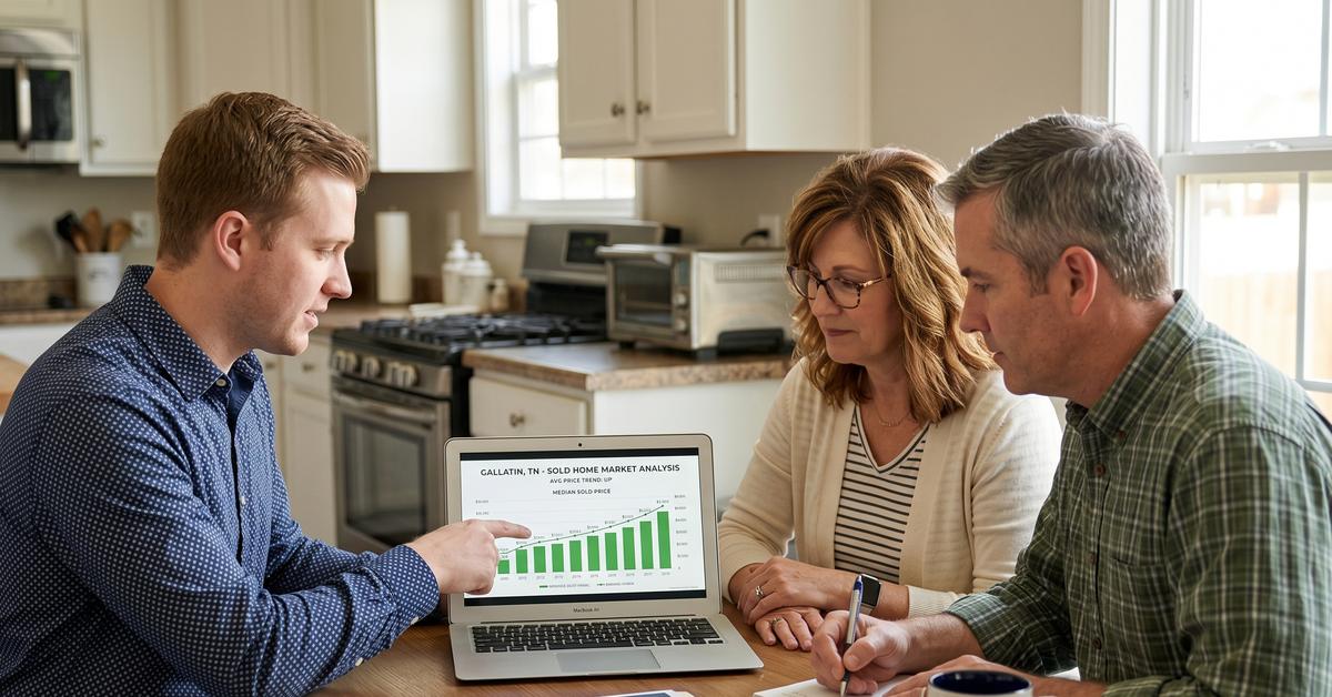 Real estate agent consulting with home seller on avoiding common mistakes in Gallatin TN 37066 Sumner County