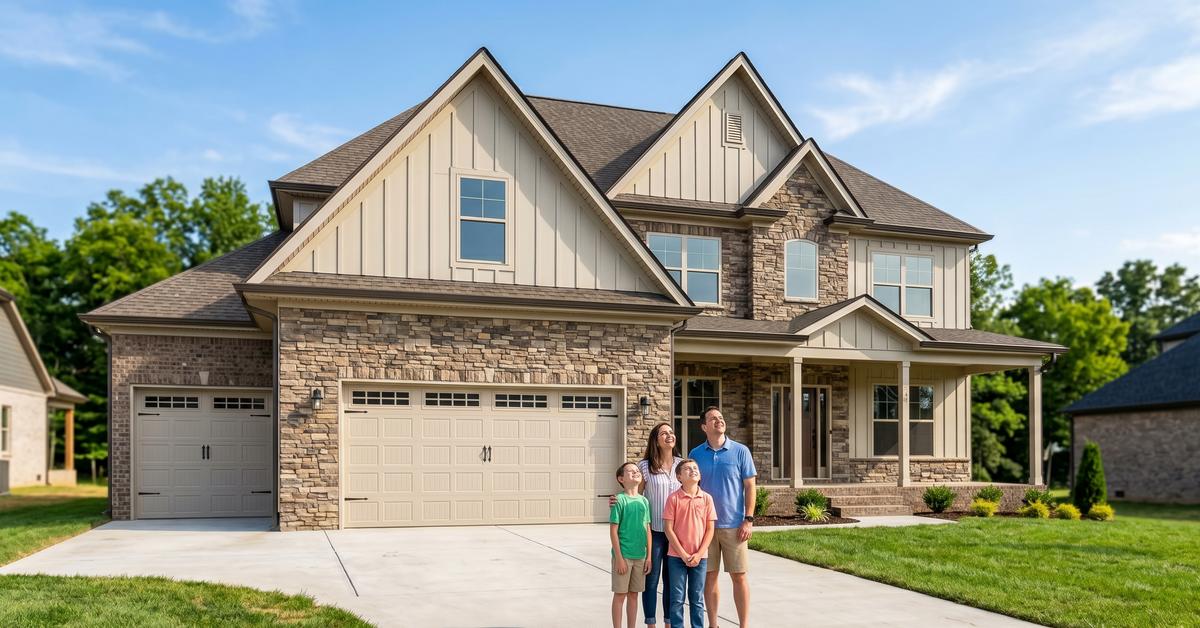 New construction homes in Kennesaw Farms Phase 6 Gallatin TN 37066 Station Camp school zone single-family community