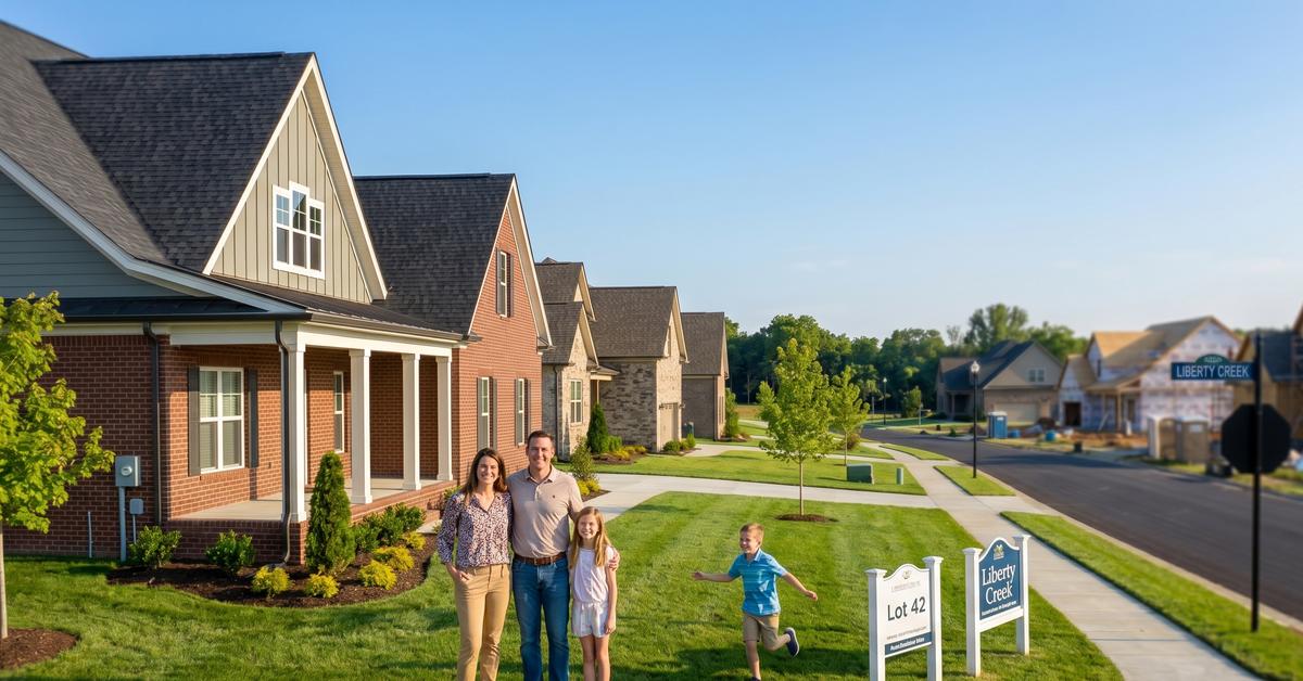 New construction family home at Nexus North Gallatin TN 37066 near Highway 109