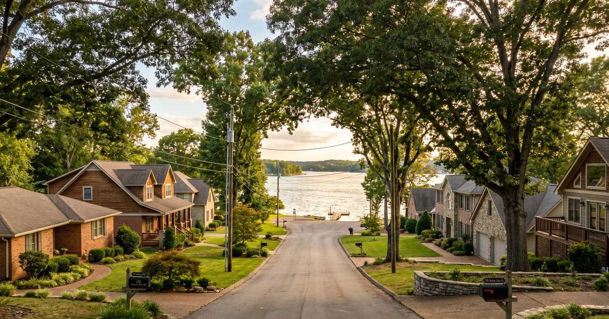 Saunders Ferry Pike peninsula on Old Hickory Lake in Hendersonville TN 37075 flood zone AE area