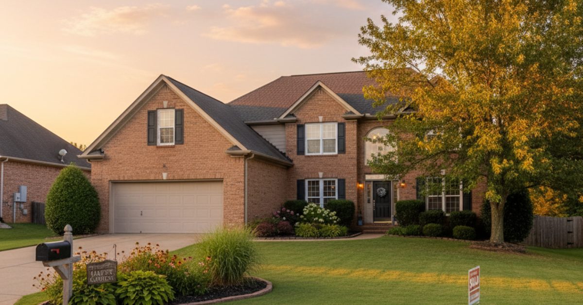 All-brick home in Ballentrae subdivision Hendersonville TN 37075 no HOA established neighborhood