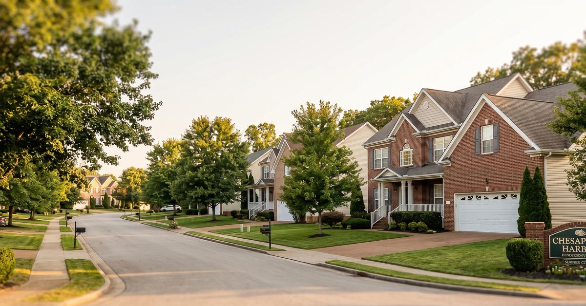 chesapeake-harbor-hendersonville-tn-37075-brick-homes-streetscape