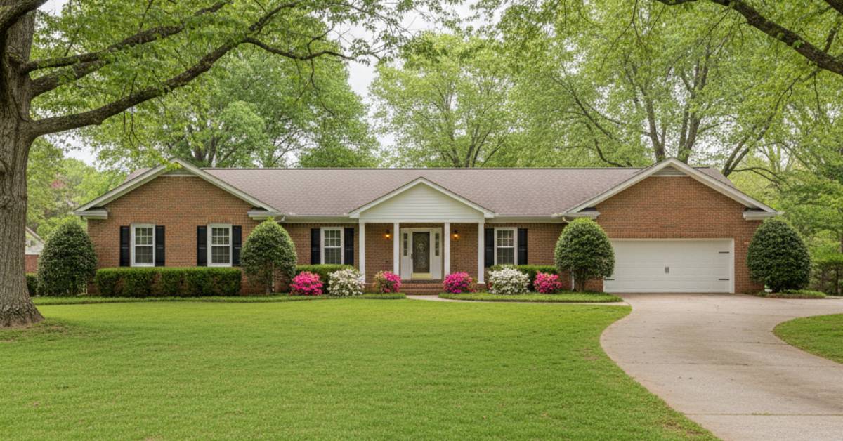 All-brick ranch home on 1.29-acre lot in Lake Club Estates Hendersonville TN 37075 Sumner County
