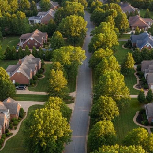 Lake Club Estates Hendersonville TN: Private All-Brick Ranches on 1.29-Acre Lots, $540K, $25/Year HOA