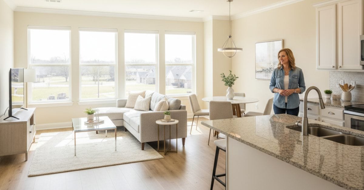 Windridge condo interior in Hendersonville TN 37075 active adult 55 plus community lifestyle