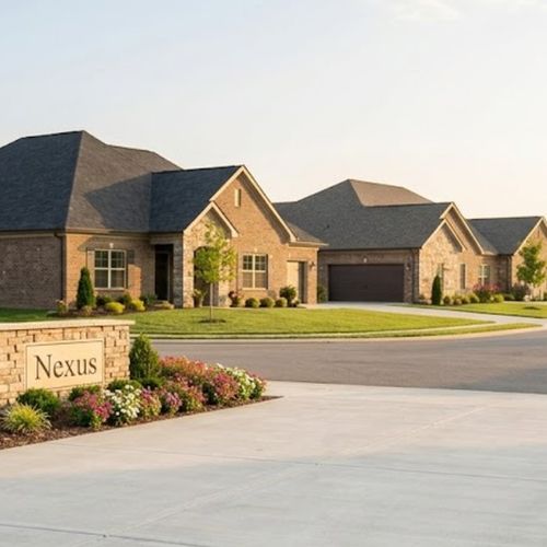 Gallatin 55+ Homes: Nexus vs Lenox Place, $389,990 Median
