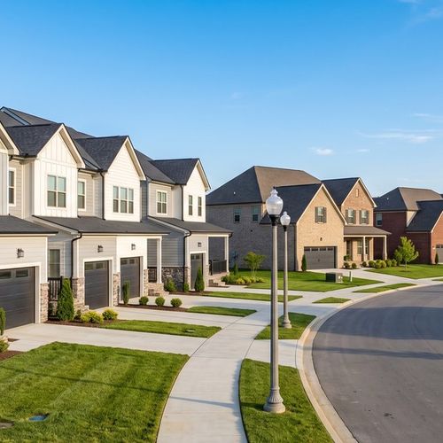 McCain's Station Gallatin TN: Two Builders, $316K Townhomes and $568K Homes