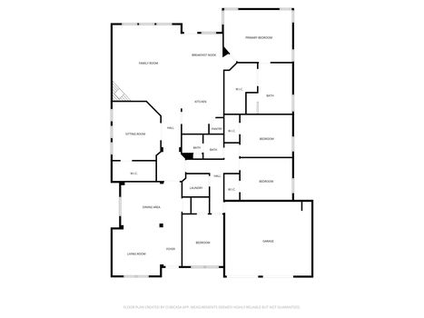 2-2D Floor Plan for 3426 Summer Ranch Drive
