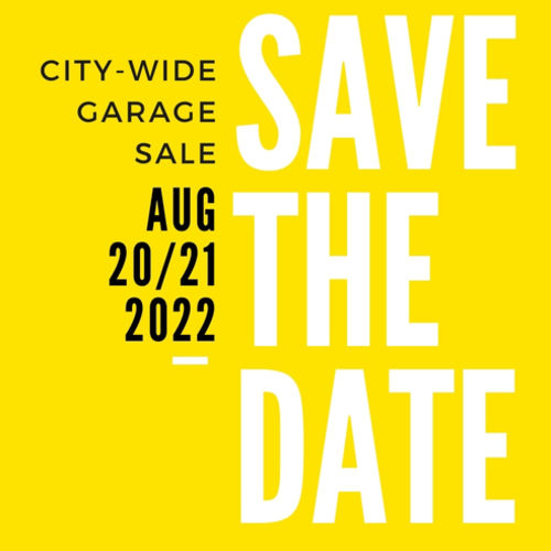 CITY-WIDE GARAGE SALE AUG 20/21