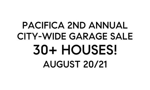 Pacifica Locals 2nd Annual Garage Sale