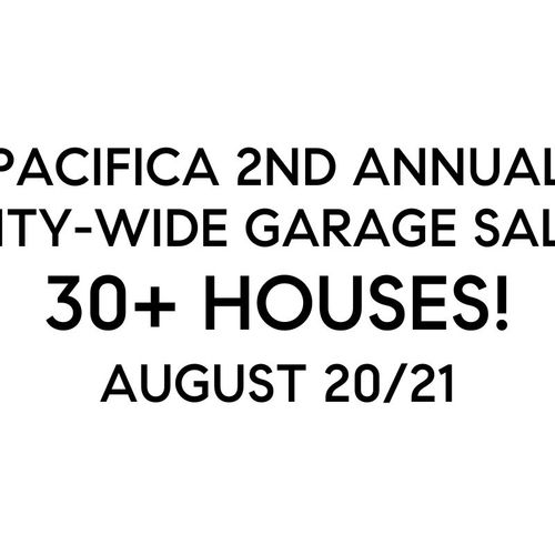 Pacifica Locals 2nd Annual Garage Sale