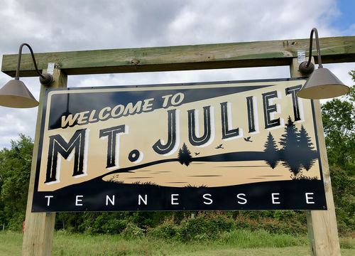 Welcome,To,Mt.,Juliet,Tennessee,Town,Sign