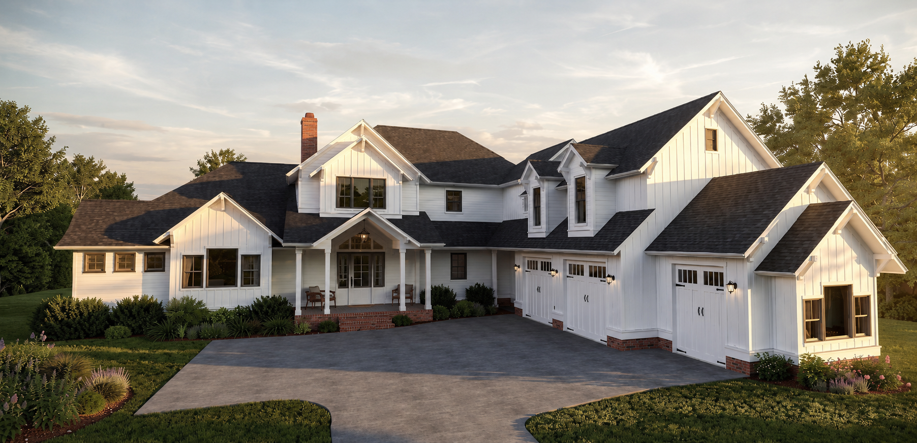 Architectural rendering, 57 Inverness Drive