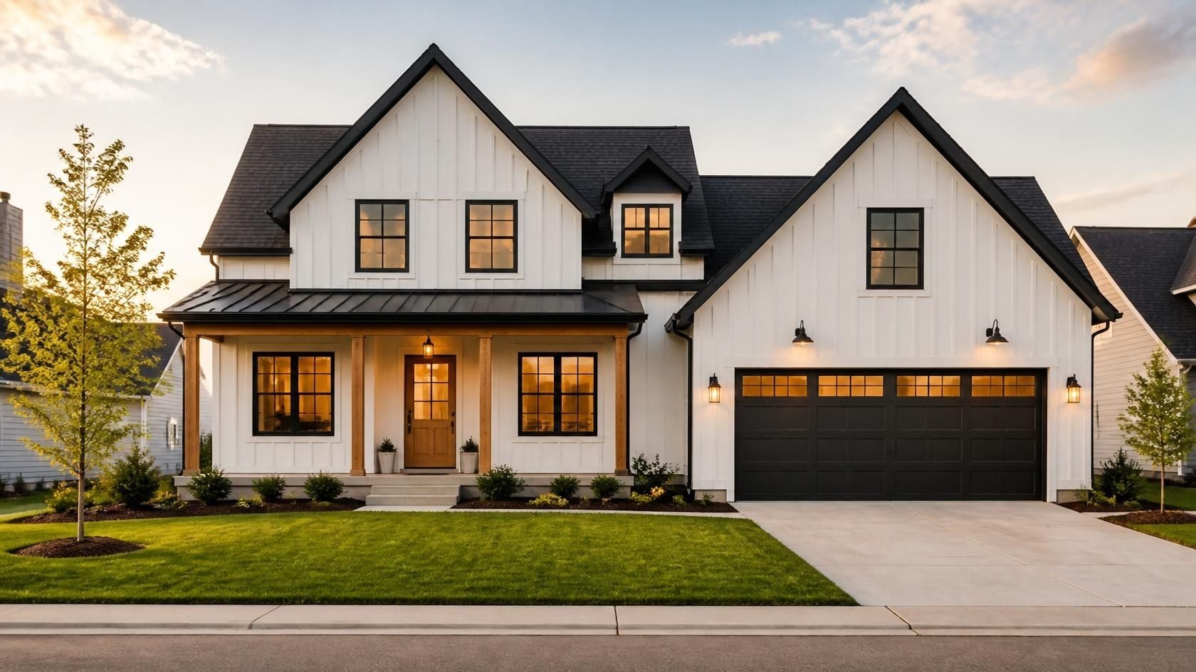 modern farmhouse home