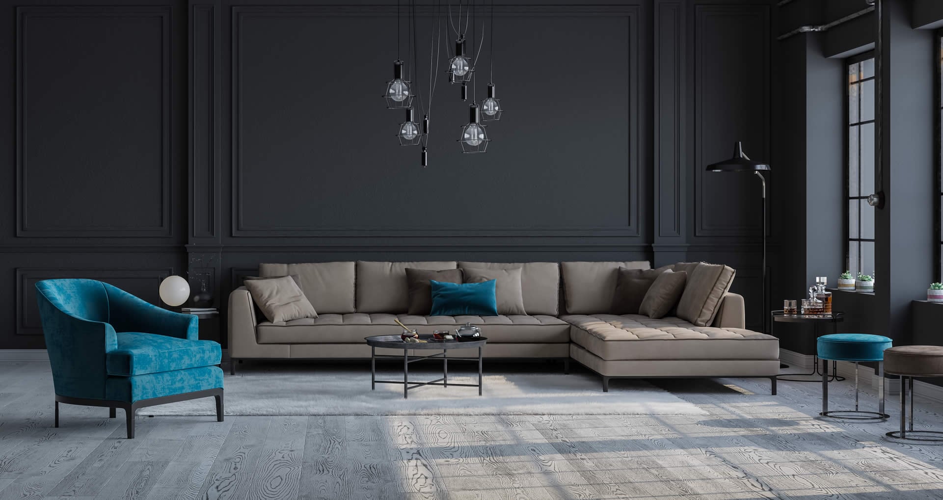 Luxury real estate interior