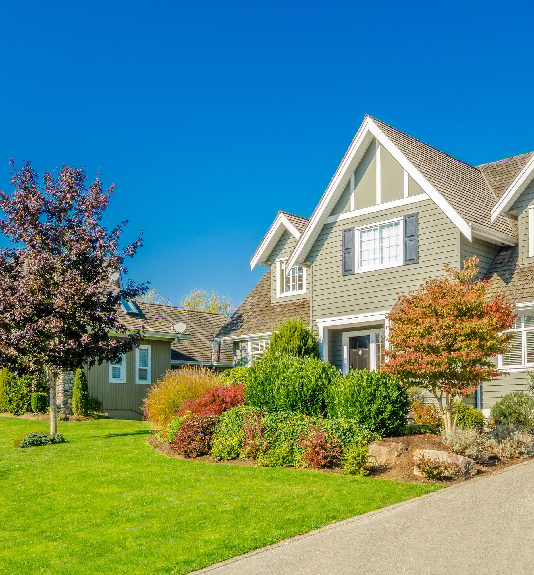 Luxury,House,At,Sunny,Day,In,Vancouver,,Canada.