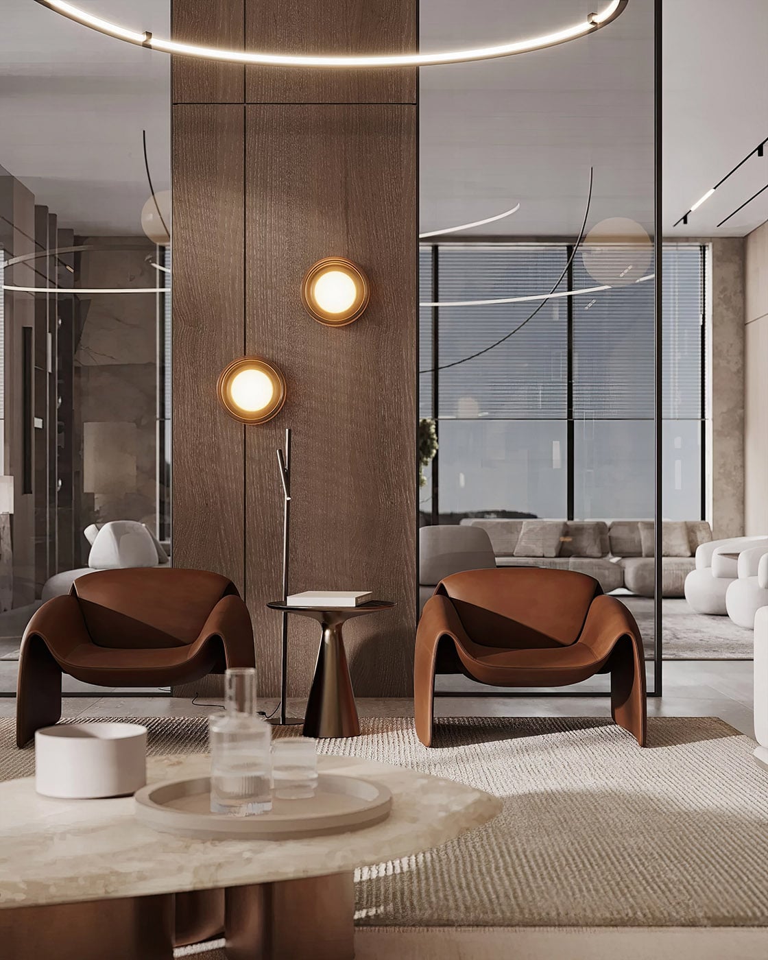 Modern,Luxury,Living,Room,With,Elegant,Marble,Coffee,Table,And