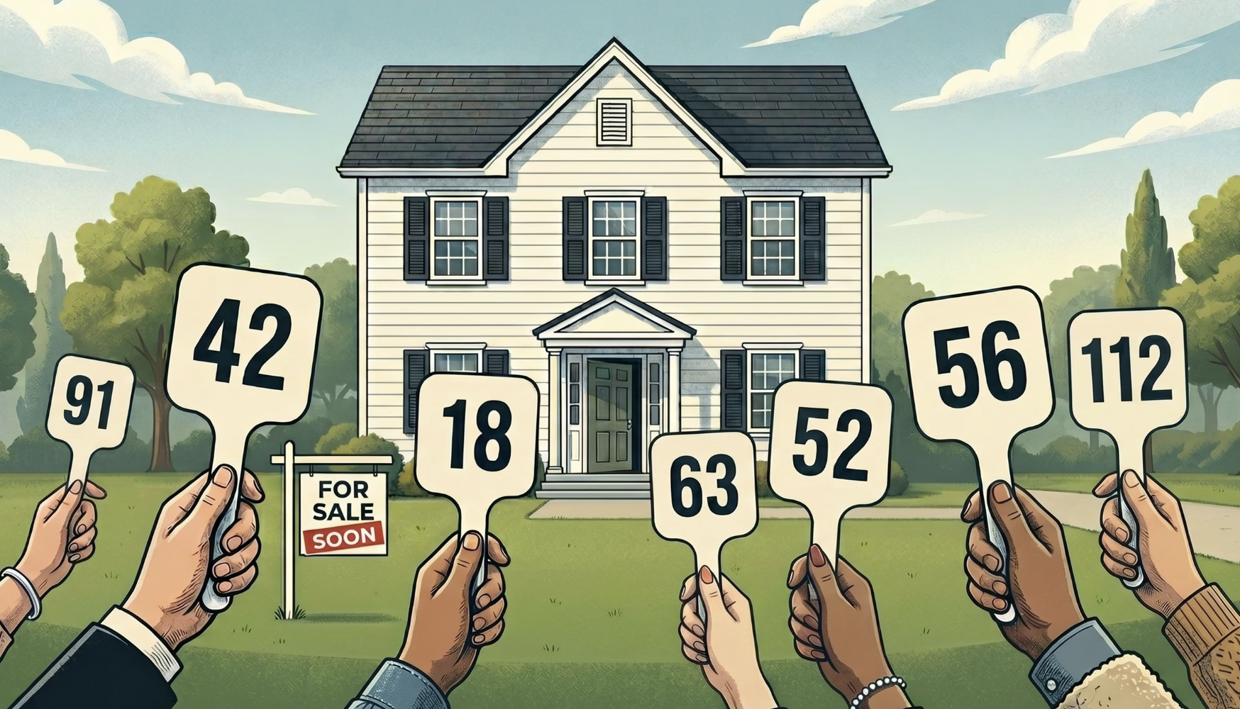 How To Engineer A Bidding War For Your Home