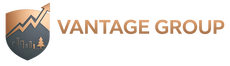 Vantage Group Real Estate Logo Horizontal white