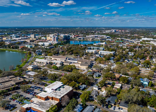 Lakeland,,Fl,,Usa,-,02-23-2025:,Winter,Aerial,Image,Of,The