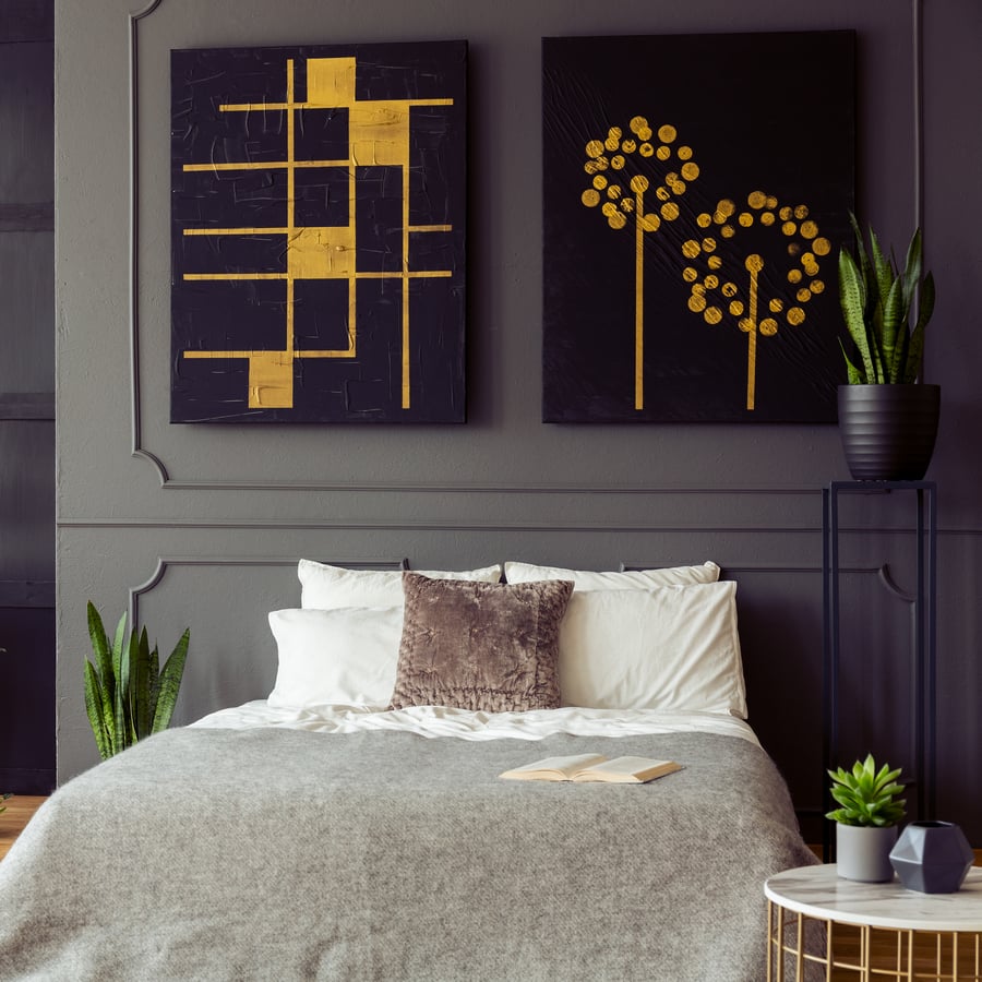 Plants and black and gold - The Steel City Agent