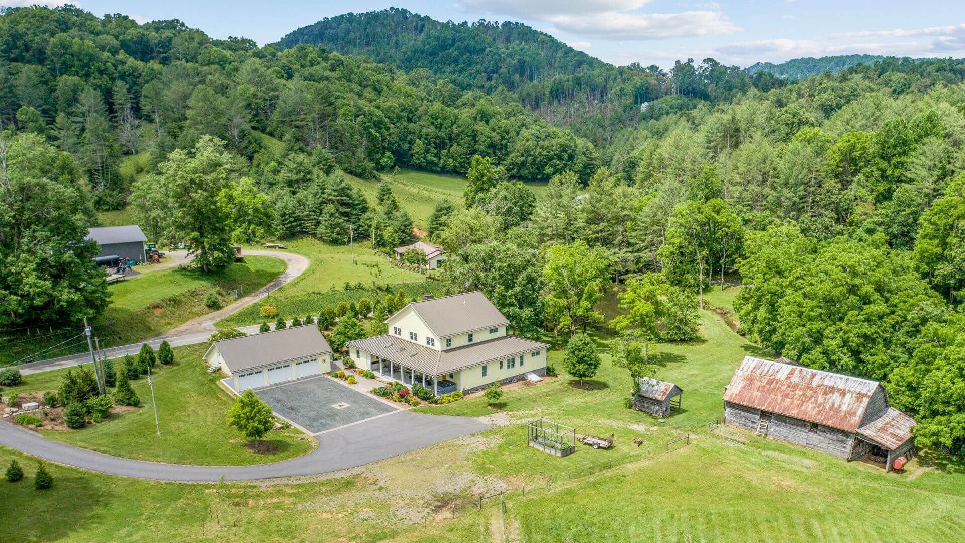 House drone footage