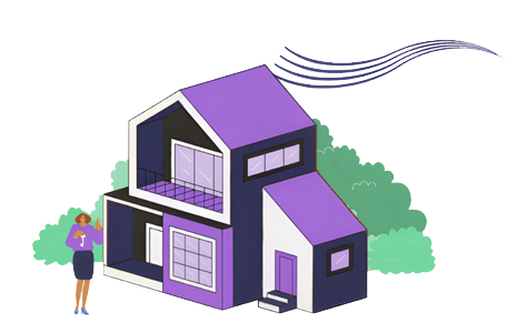 Busca tu casa icon 2-1-1