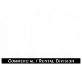 PRO Commercial and Rental Division Logo white