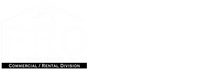 PRO Commercial and Rental Division & Pro Residential Logo white