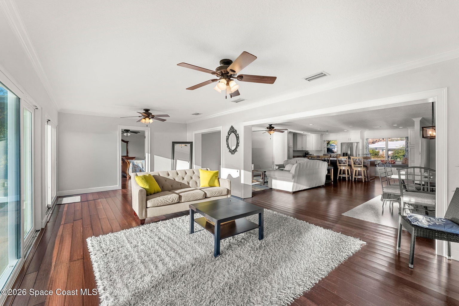 Wide deep-water canal view at 1470 Bay Shore Drive in Cocoa Beach listed by Bobby Freeman Compass