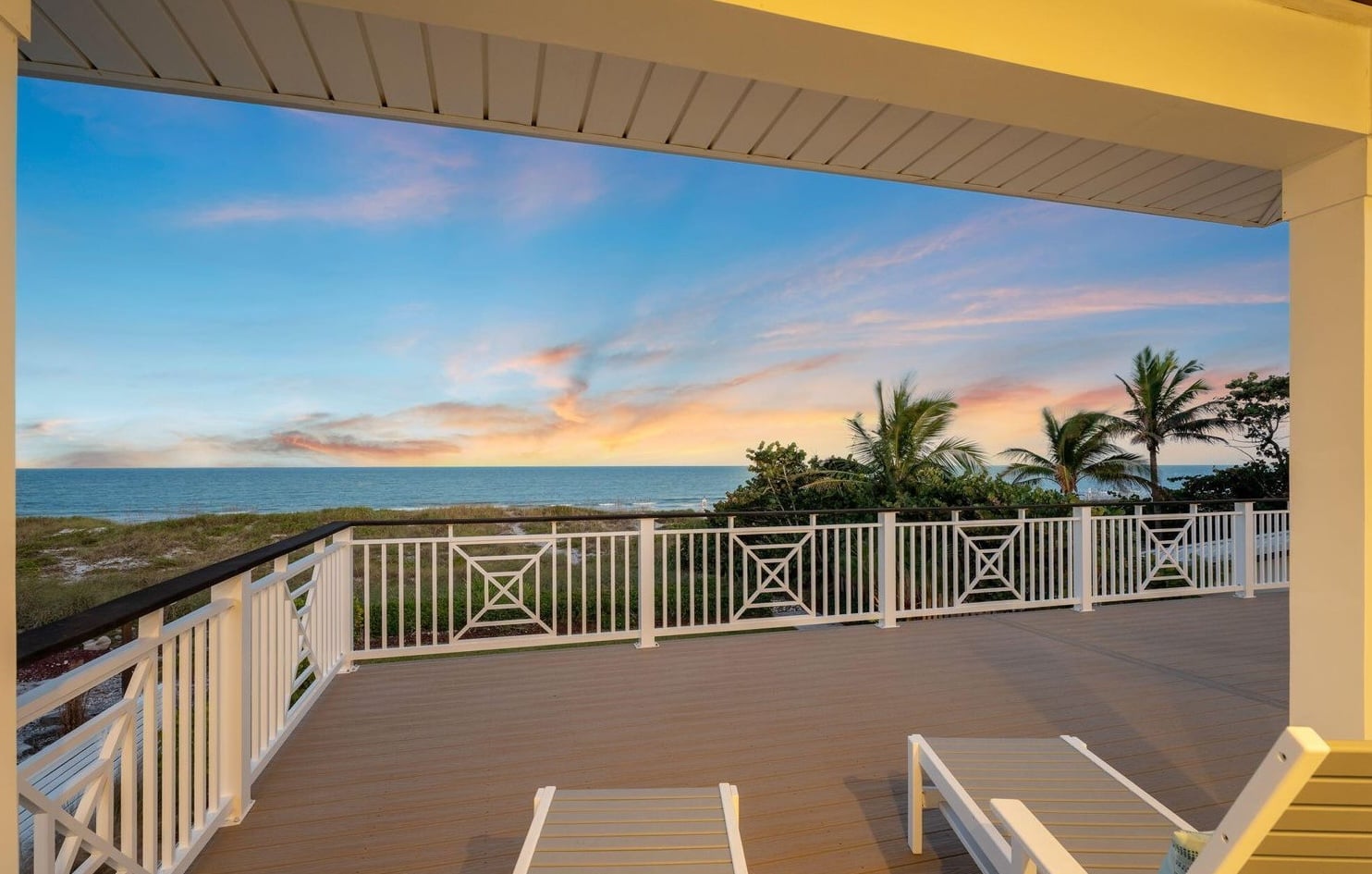 Cocoa Beach, Florida homes and coastline — a beachside Space Coast real estate market