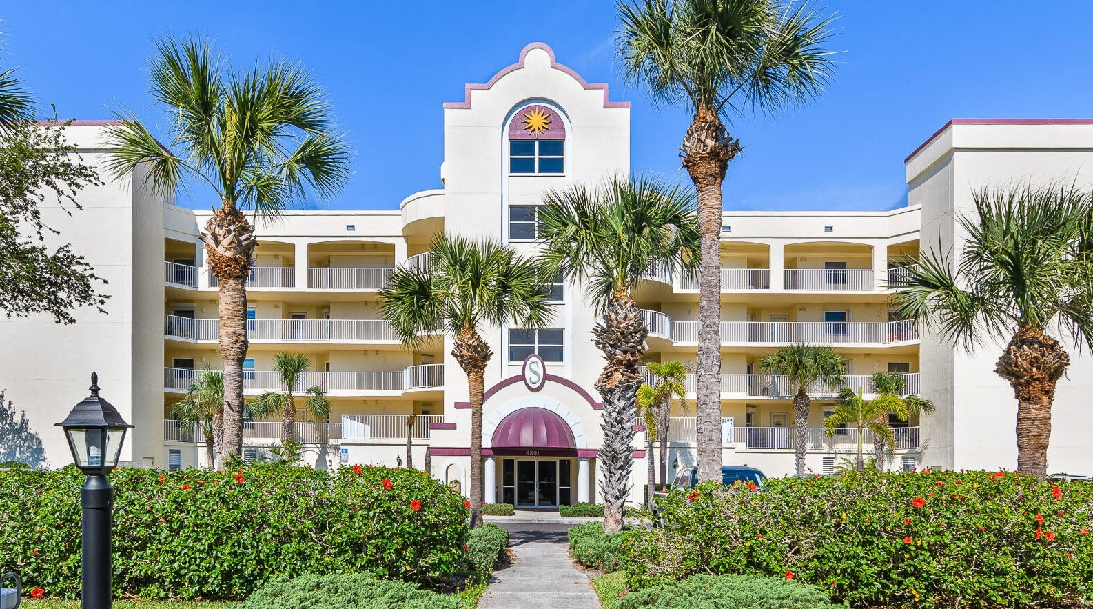 Solana Lake condo building Cape Canaveral Florida