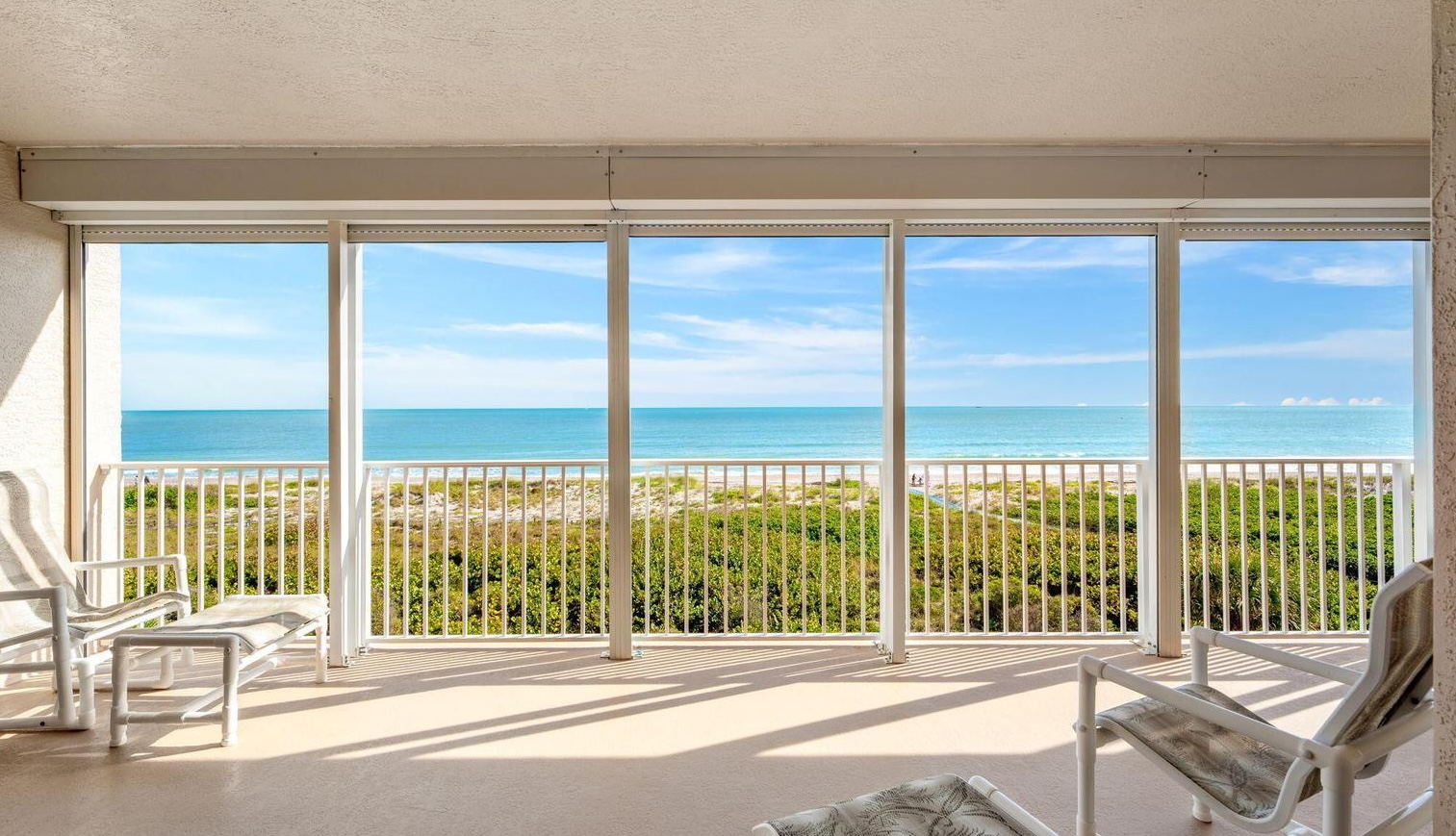 Artesia luxury condo balcony view Cape Canaveral Florida Bobby Freeman McCoy Freeman Group