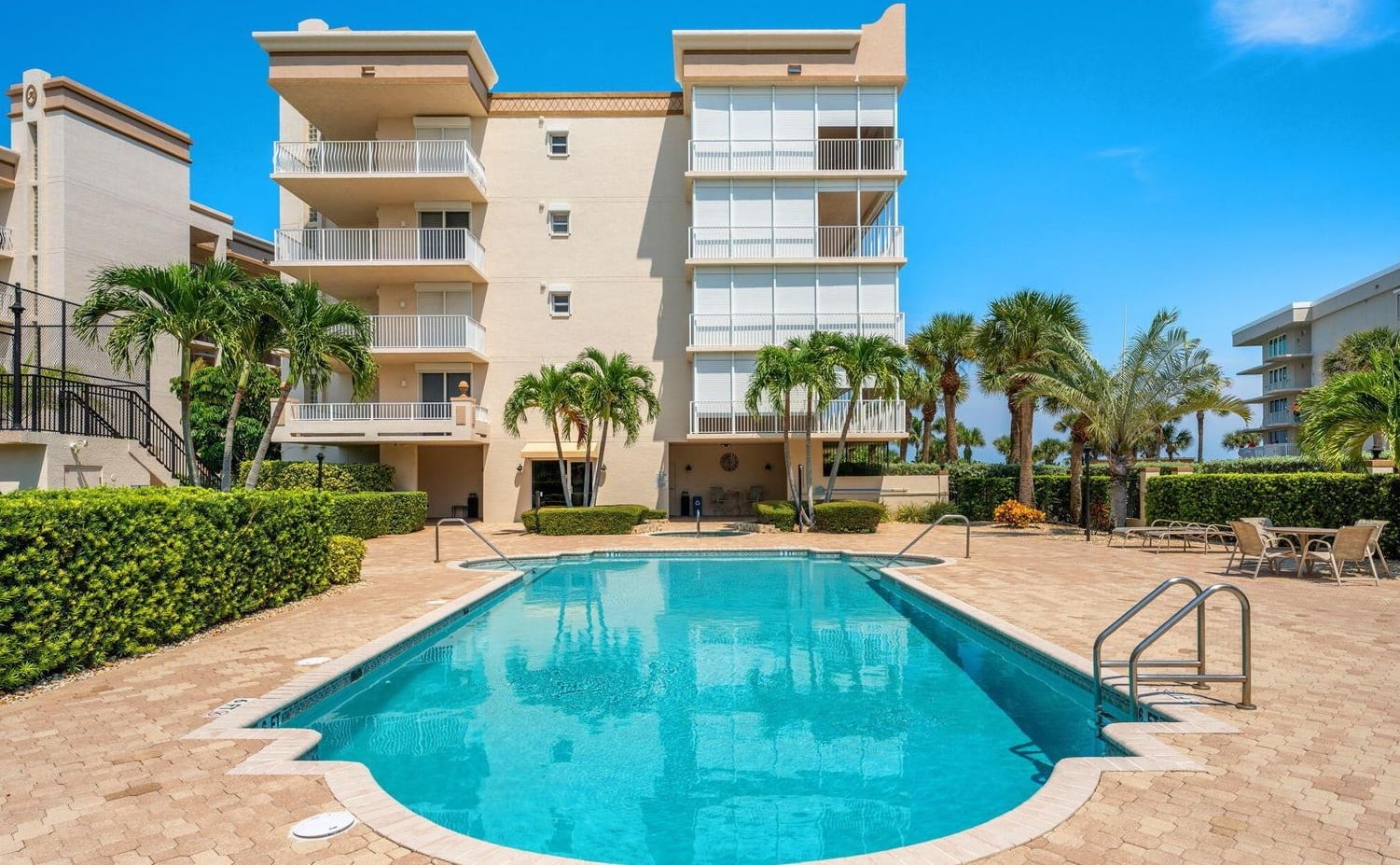 Artesia luxury condo resort pool Cape Canaveral Florida Bobby Freeman McCoy Freeman Group