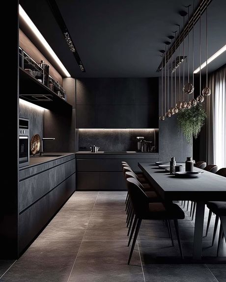 Modern kitchen elegance. Stylish design, efficient functionality. Elevate your cooking experience with this contemporary culinary haven.