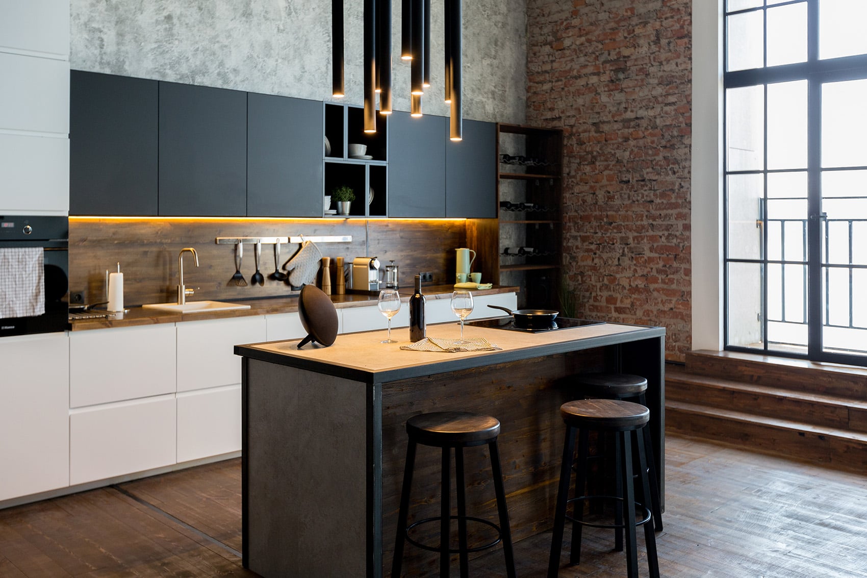 Luxury,Studio,Apartment,With,A,Free,Layout,In,A,Loft