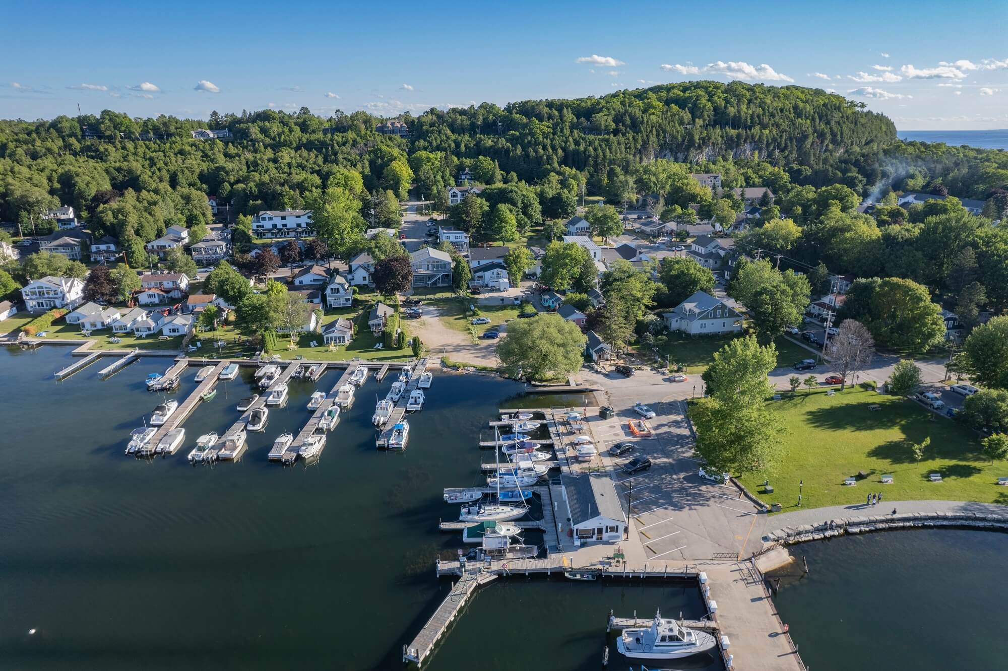 Fish Creek, Wisconsin located in Door County on the bay of Green Bay