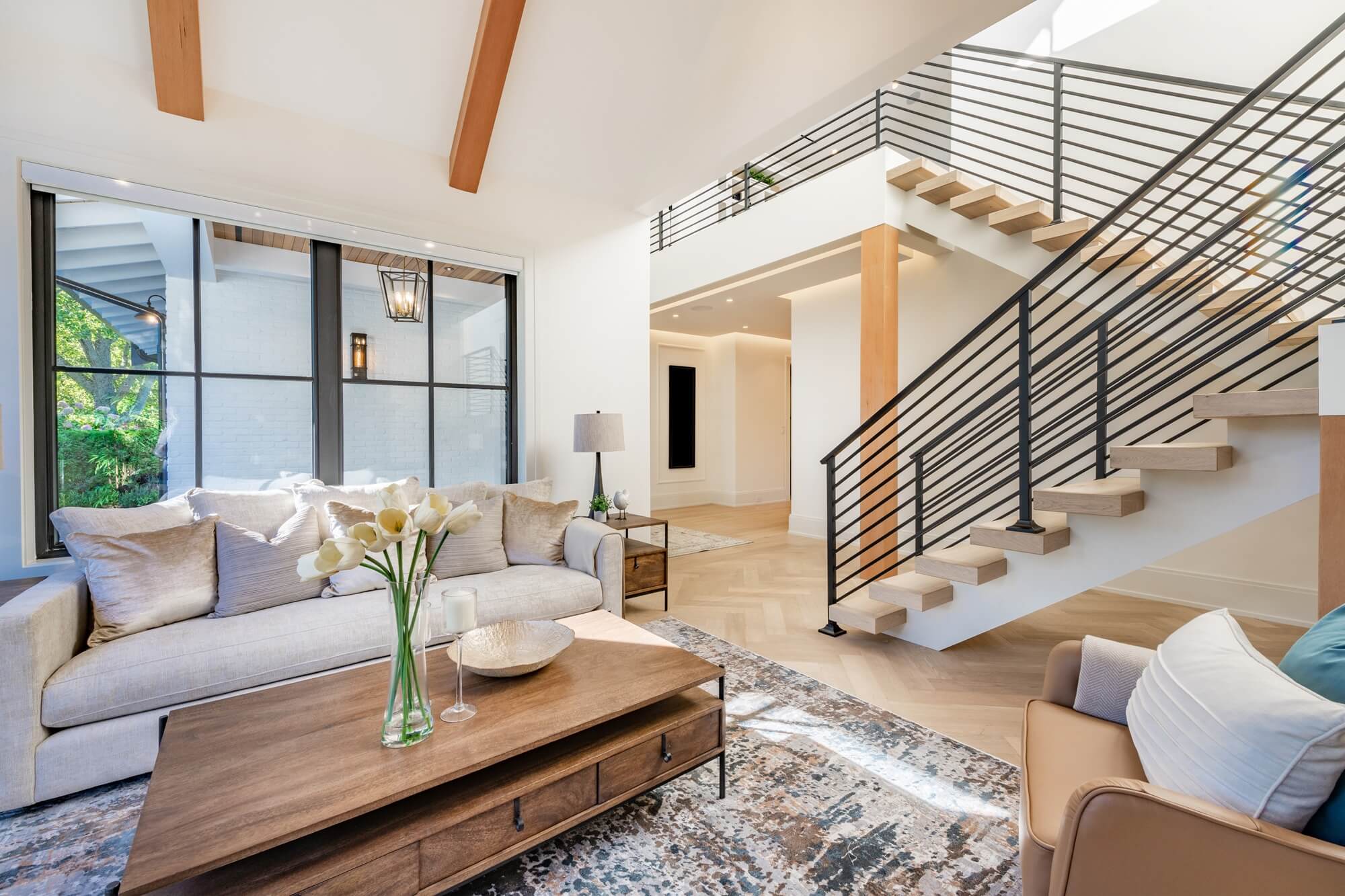 Open concept living room