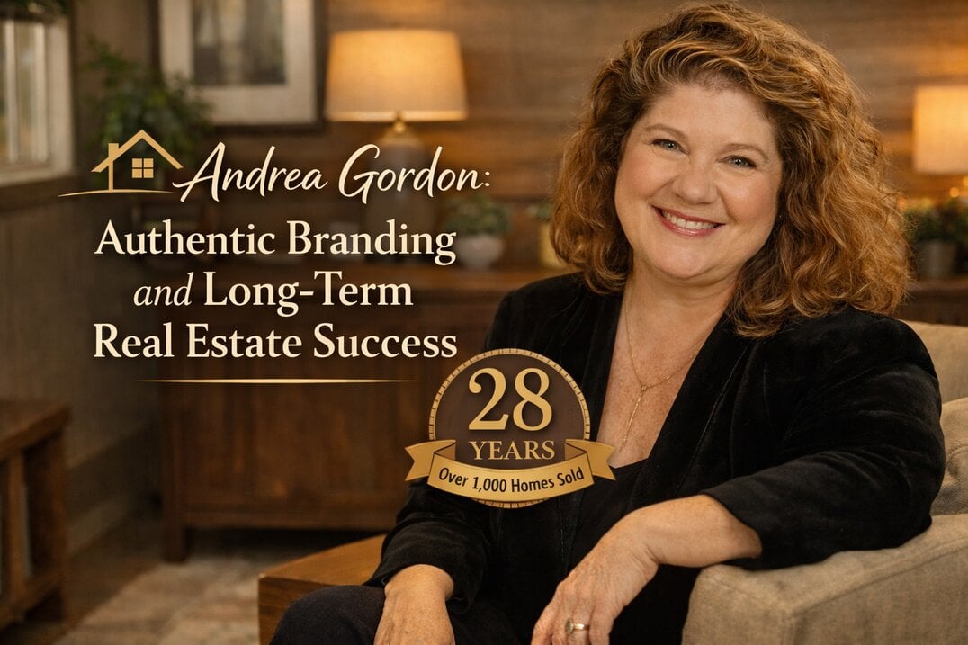 Andrea Gordon, Bay Area real estate expert with 28 years of experience, shares authentic branding strategies for long-term success.