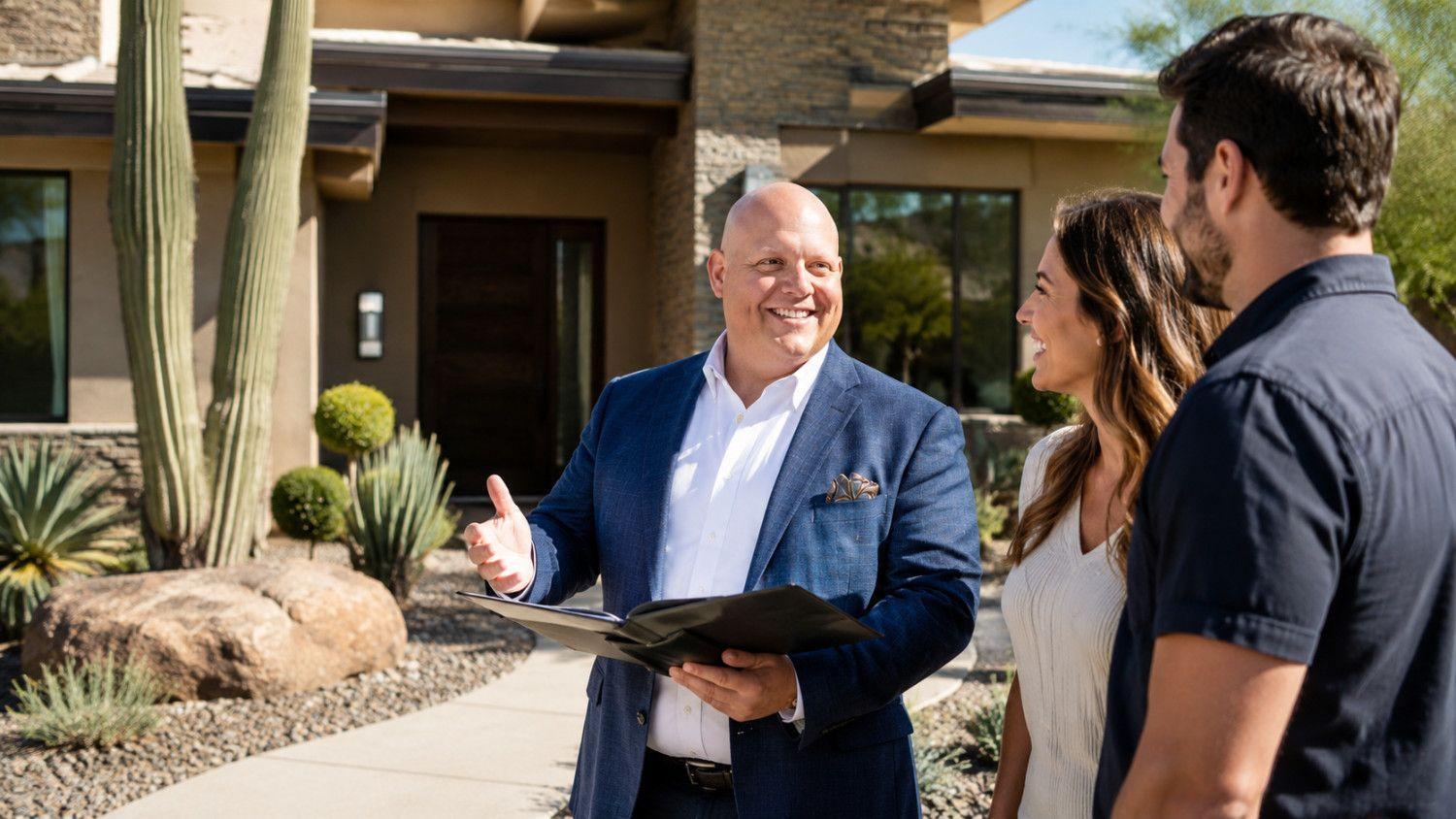 Asher Cohen helping clients buy a home in Arizona