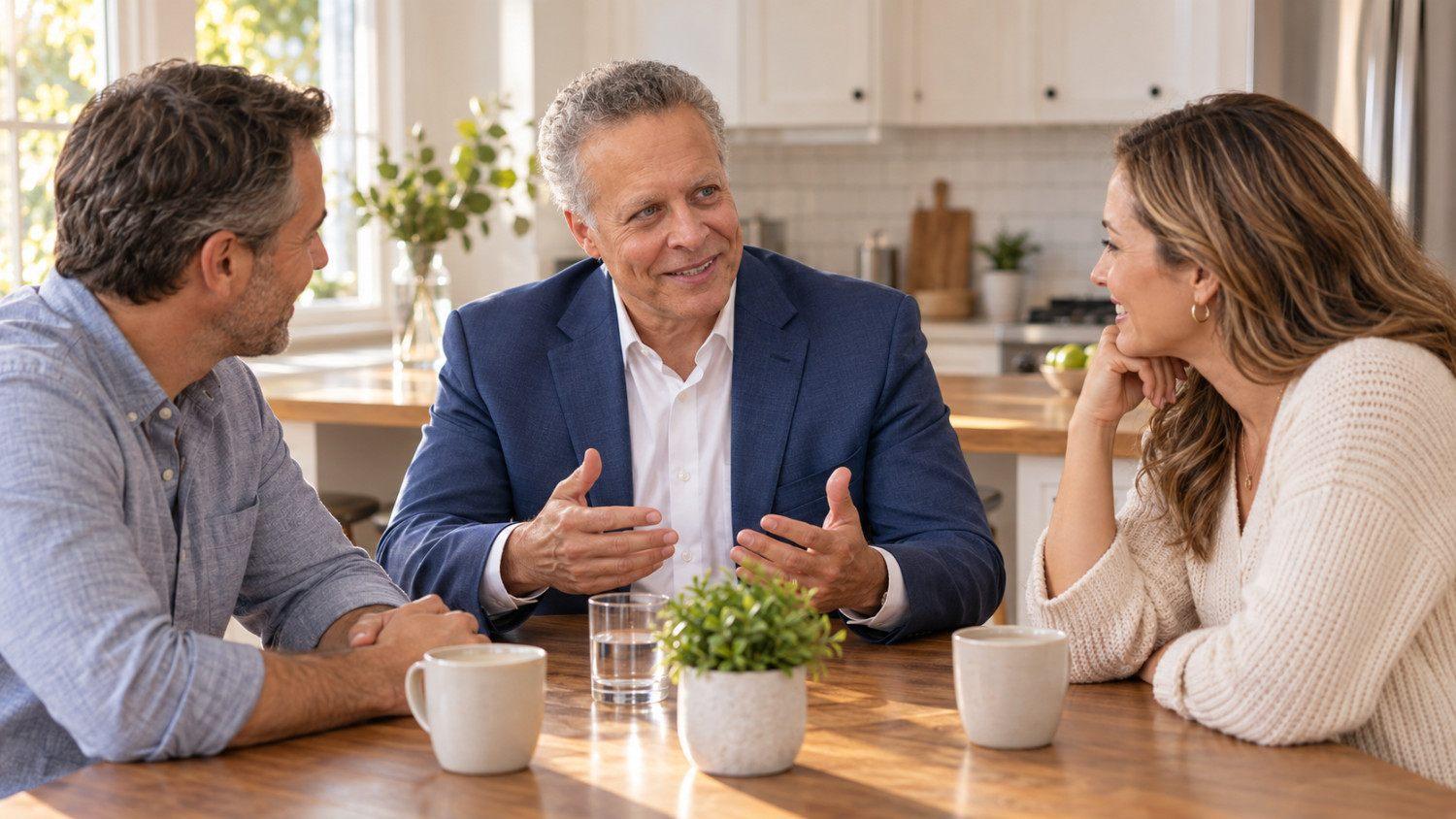 Darryl Davis having an authentic conversation with homeowners without a memorized script