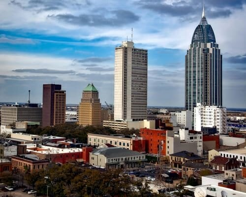 Downtown Auburn, Alabama, skyline where Crawford Willis Group serves the local real estate market