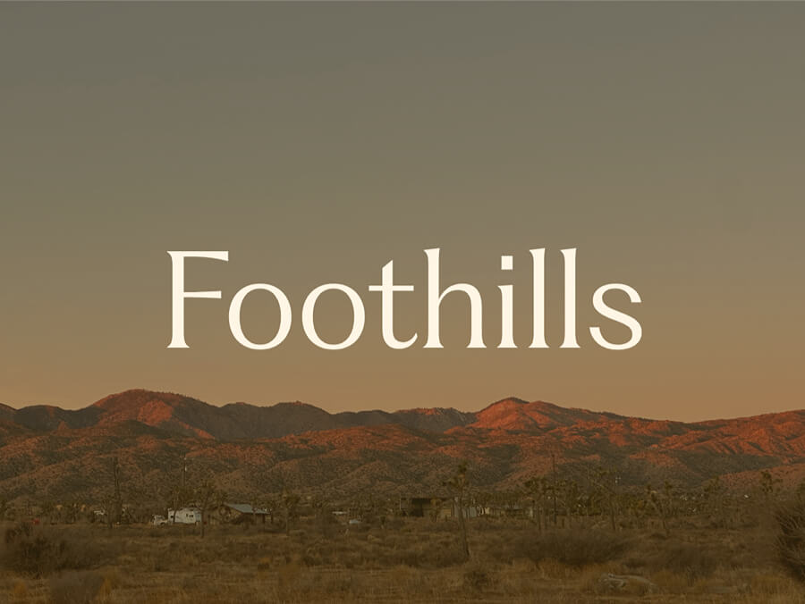 Foothills (cover image)